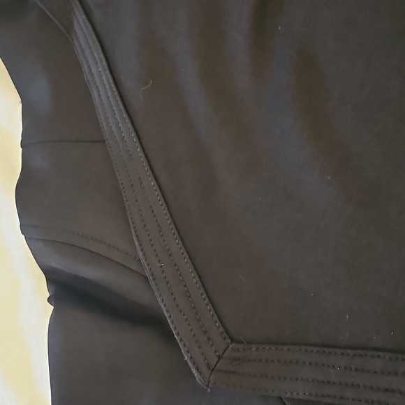 Elegant NWT MAX STUDIO Draped Collar Scuba Jacket Black 1X - Picture 13 of 14